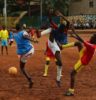 football game on focus photography